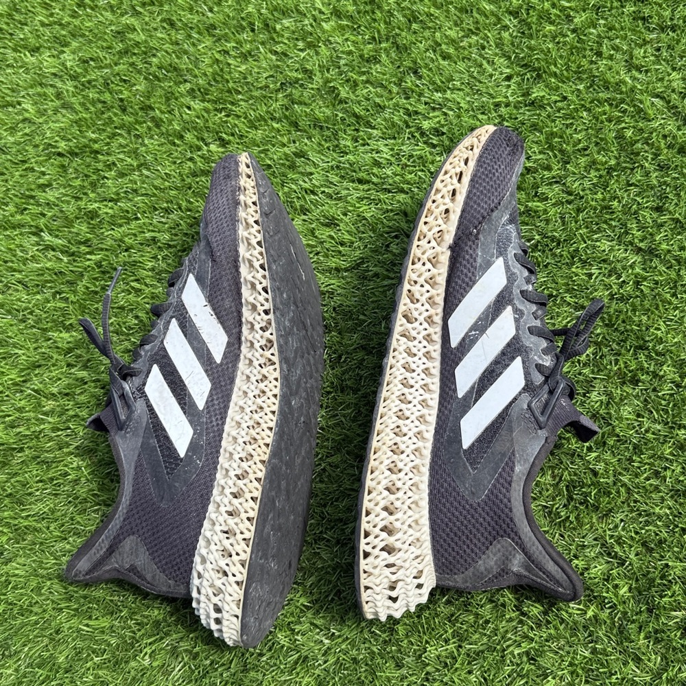 Adidas 4D Black and White Running Shoes